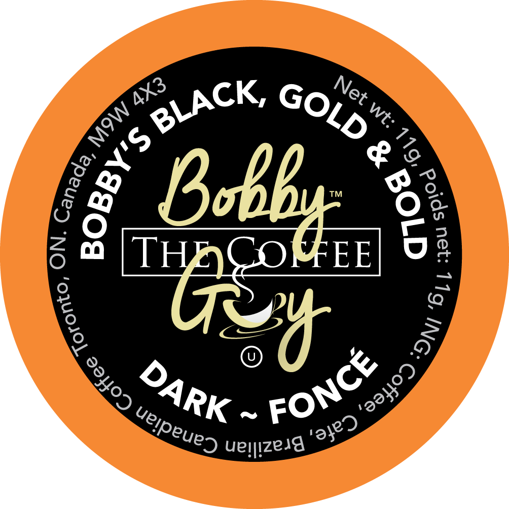 Bobby's Black, Gold and Bold Single Serve Coffee