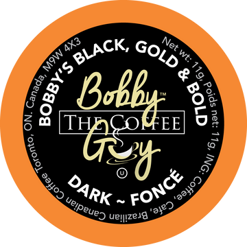 Bobby's Black, Gold and Bold Single Serve Coffee