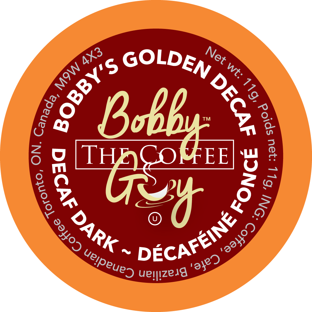 Bobby's Golden Decaf Dark, Single Serve Coffee