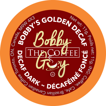 Bobby's Golden Decaf Dark, Single Serve Coffee