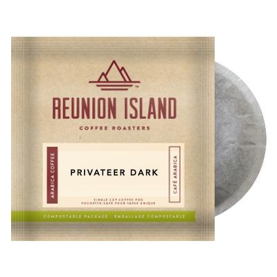 Reunion Island Privateer Dark Coffee Pods